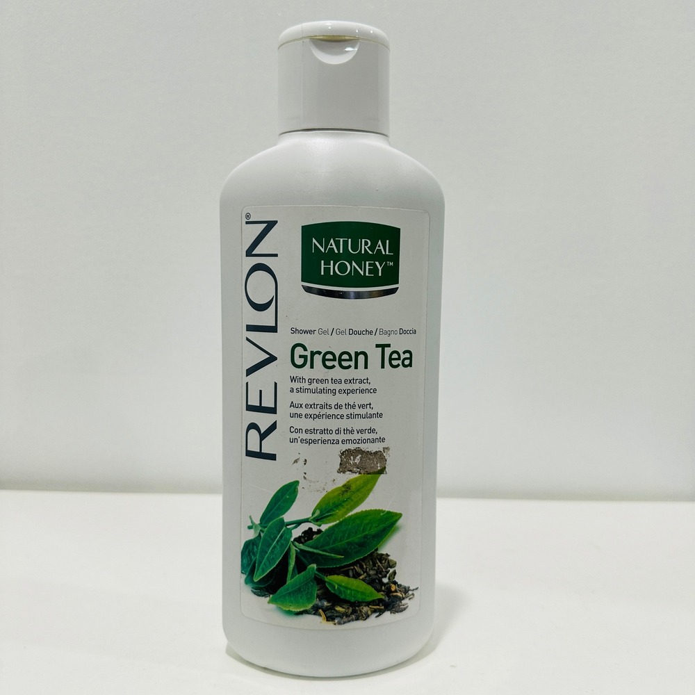 Revlon Natural Honey Green Tea Shower Gel 650ml Stimulating Body Wash Spain NOS